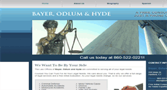Desktop Screenshot of bayerodlumandhyde.com